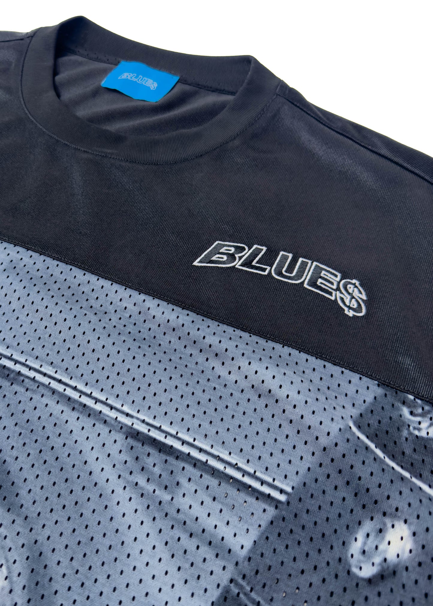 BLUE$ MESH JERSEY (BOXY FIT)