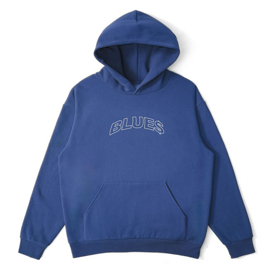 BLUES LOGO EMBROIDERED HOODIE