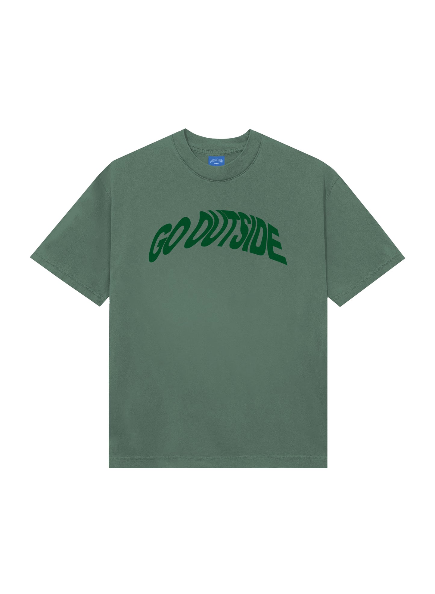 GO OUTSIDE TEE [ FADED GREEN ]