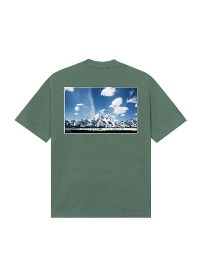 GO OUTSIDE TEE [ FADED GREEN ]